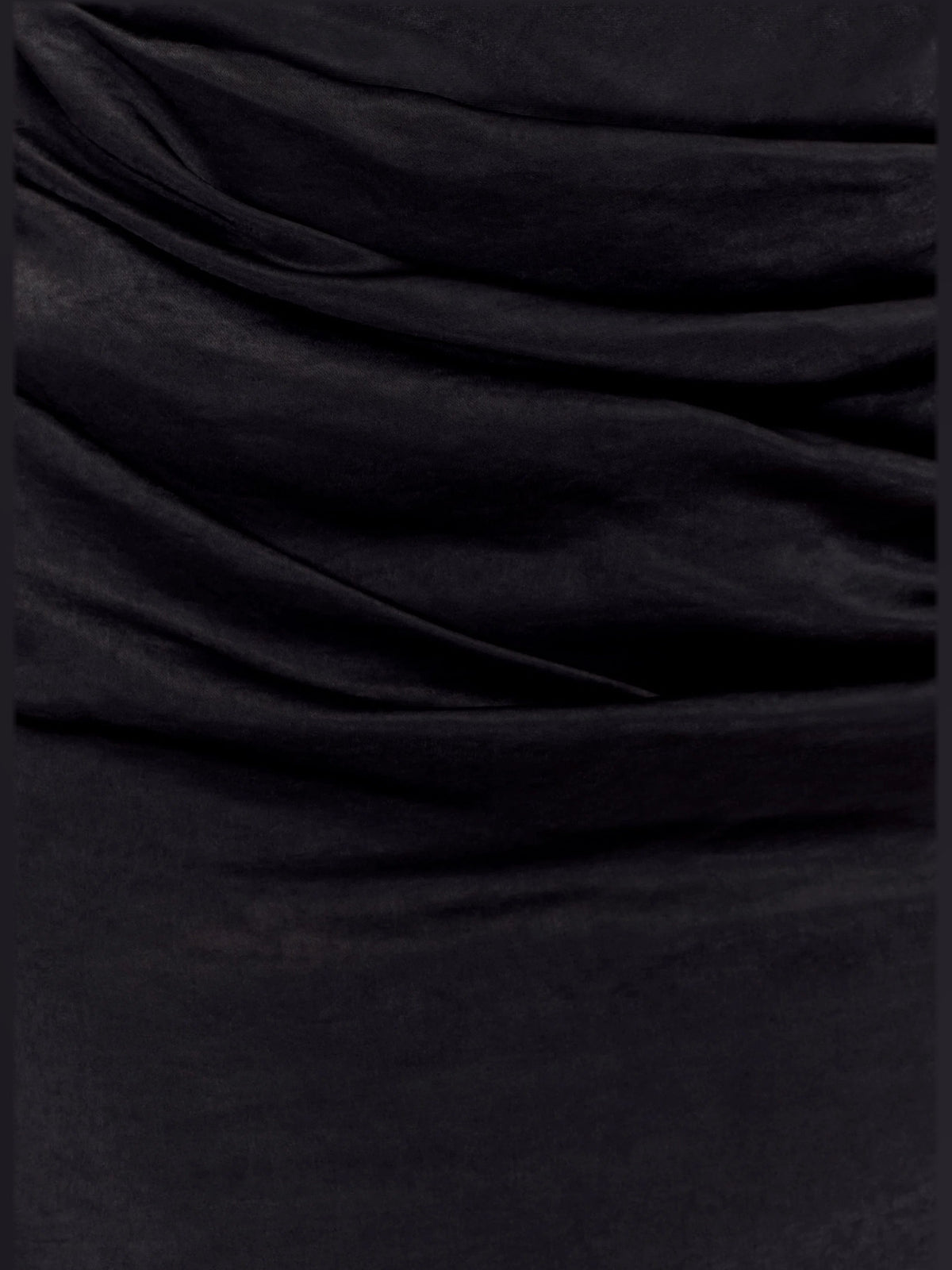 Black formal dress with a-line detailing