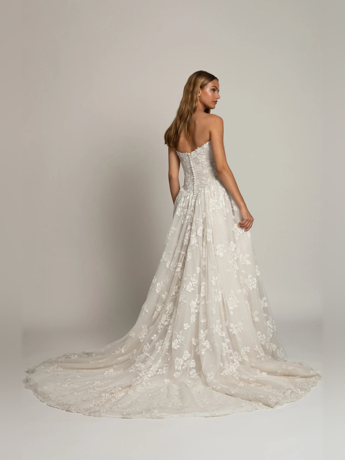 long-sleeve ball-gown floor-length formal dress - image 4