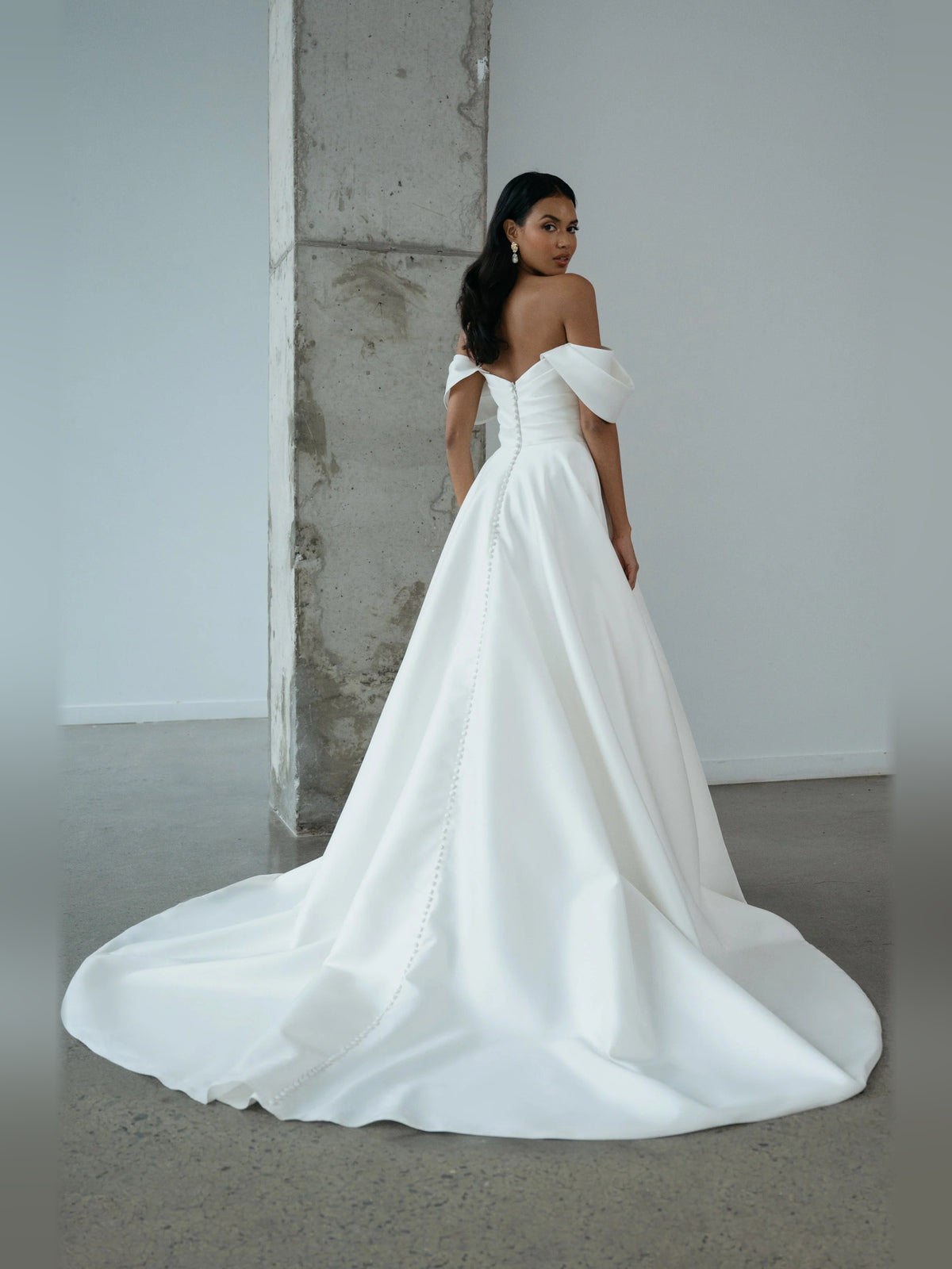 cowl neck ball-gown floor-length formal dress - image 4