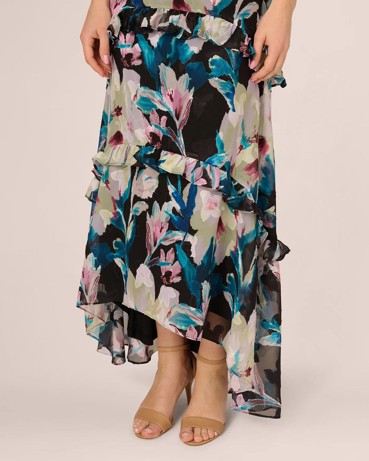 sleeveless a-line maxi mother of the bride dress - image 4