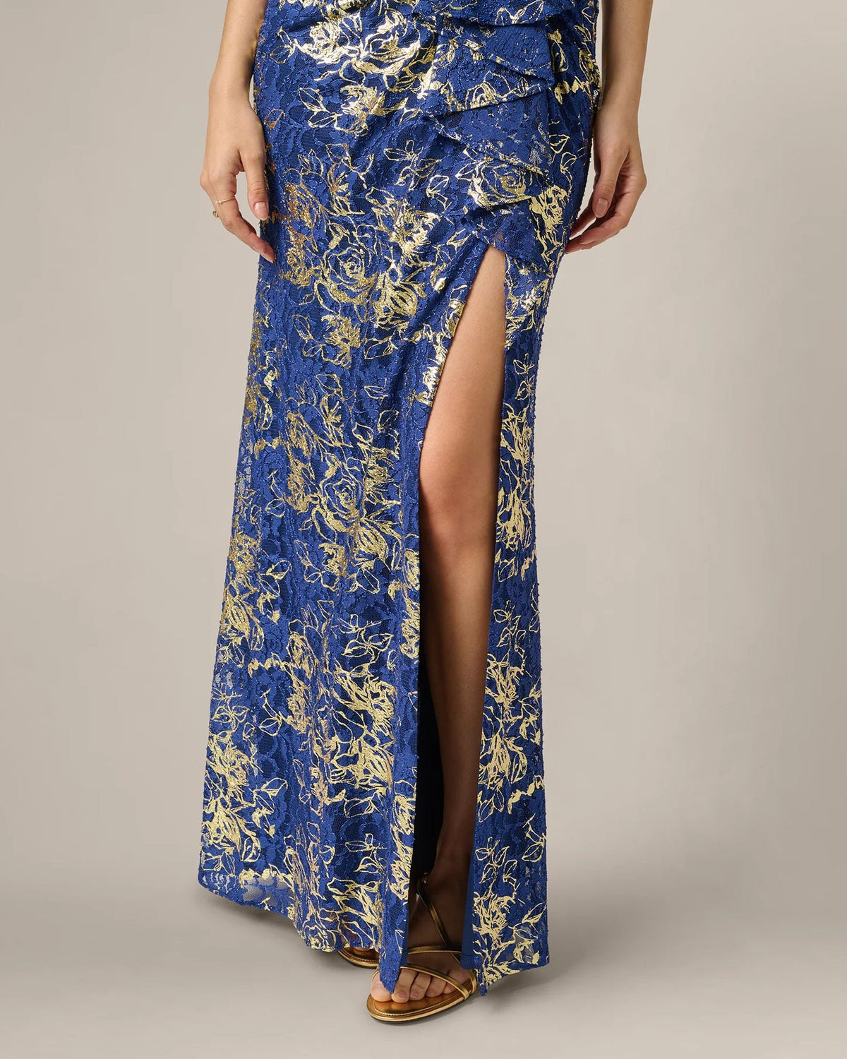 a-line maxi mother of the bride dress - image 4