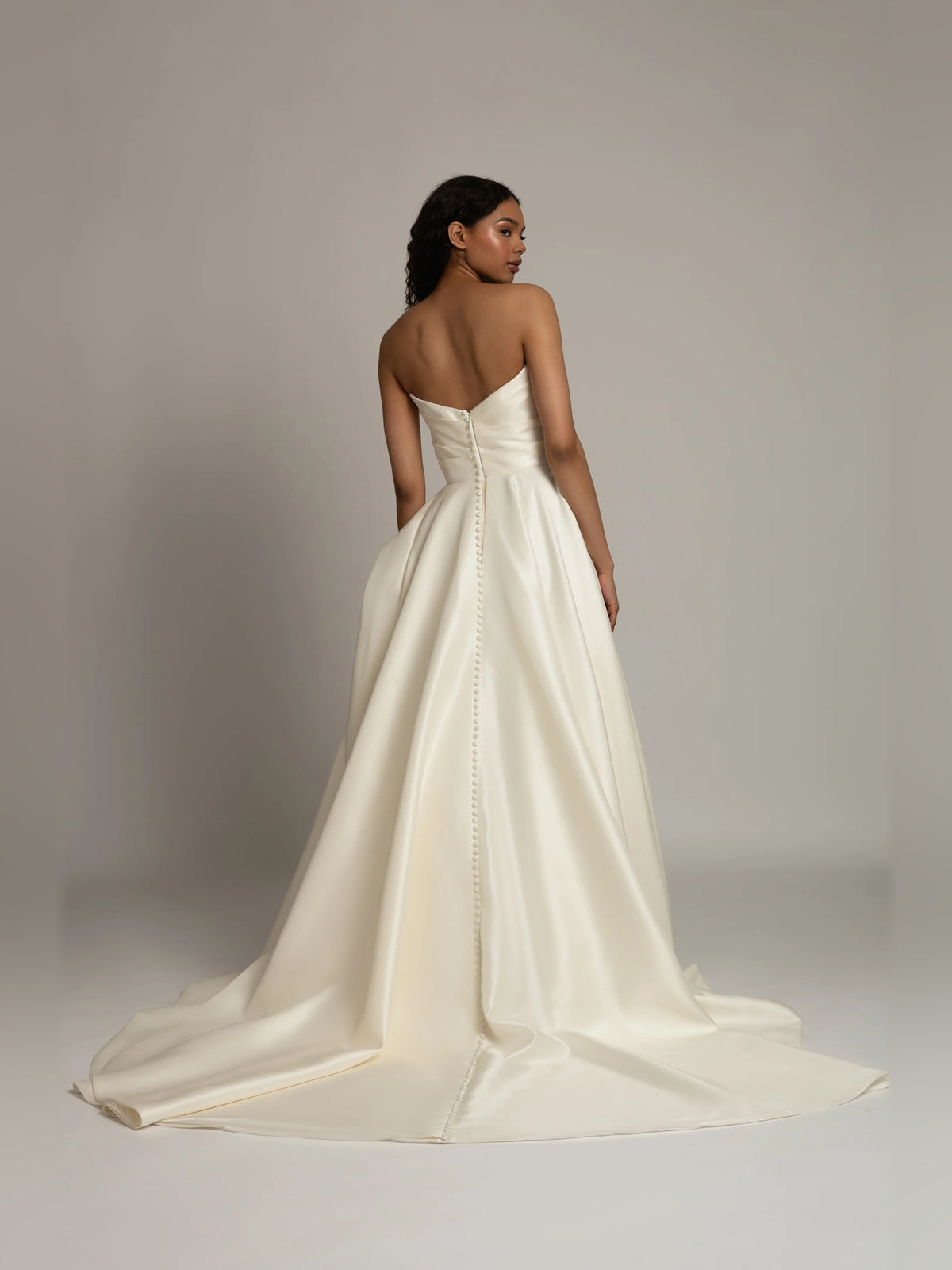 cowl neck ball-gown floor-length formal dress - image 4