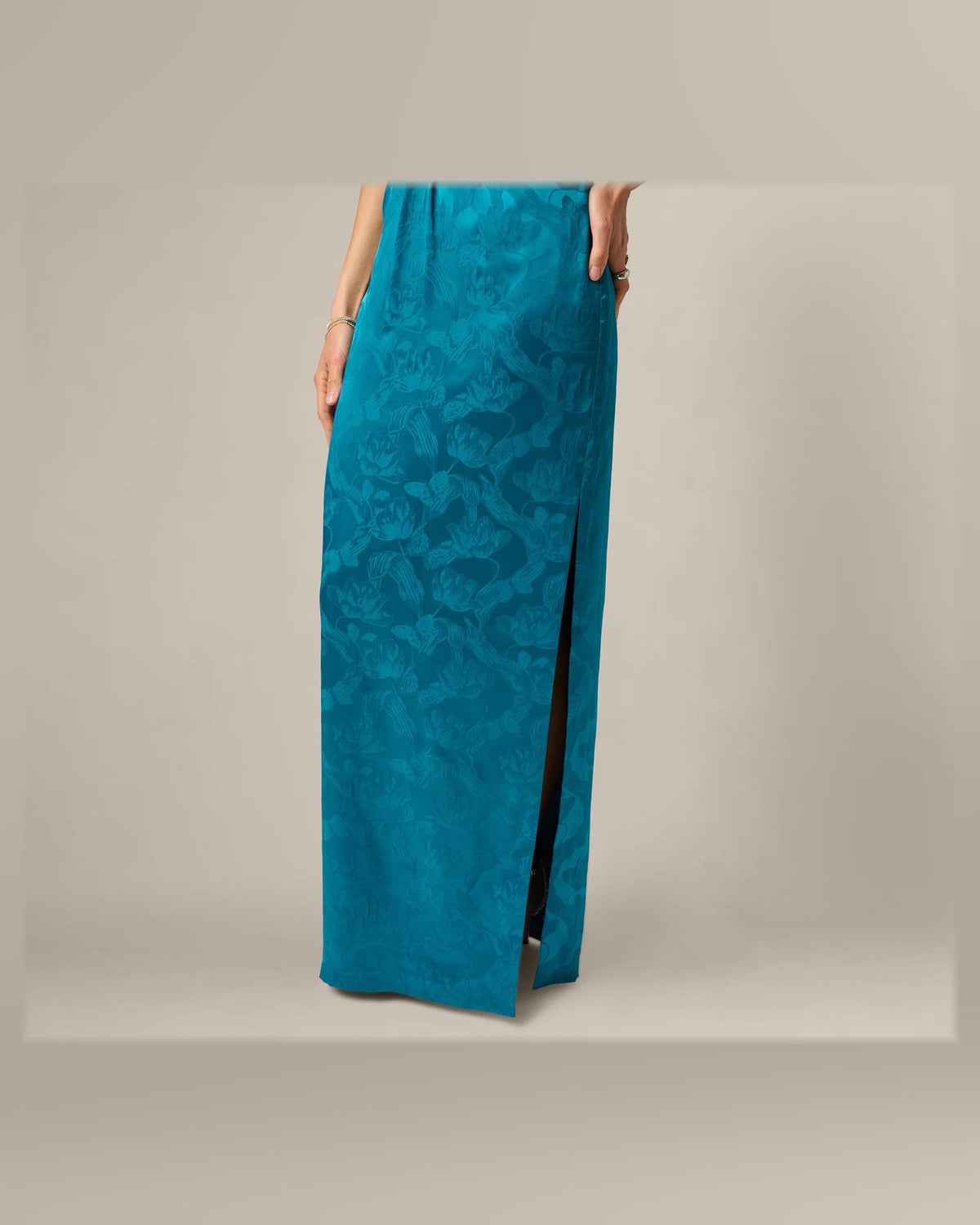 strapless column floor-length formal dress - image 4
