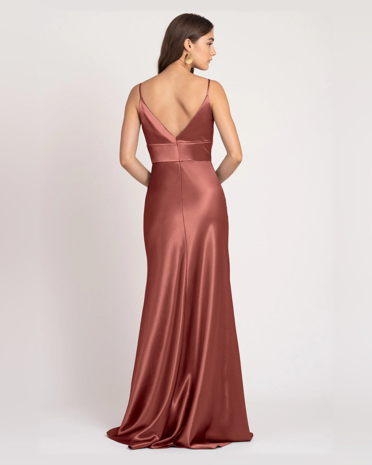 v neck a-line floor-length formal dress - image 4