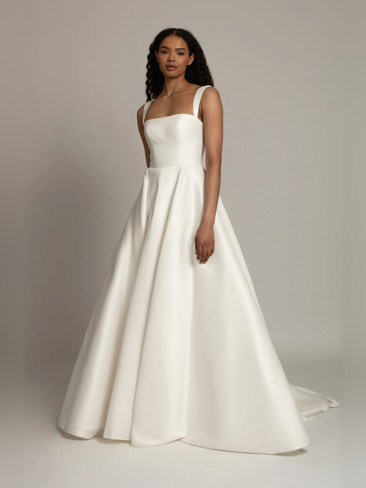 square neck ball-gown floor-length formal dress - image 5