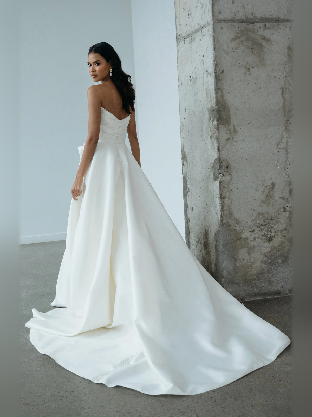 cowl neck ball-gown floor-length formal dress - image 5