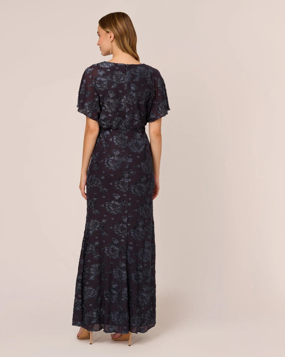 v neck mermaid floor-length mother of the bride dress - image 5
