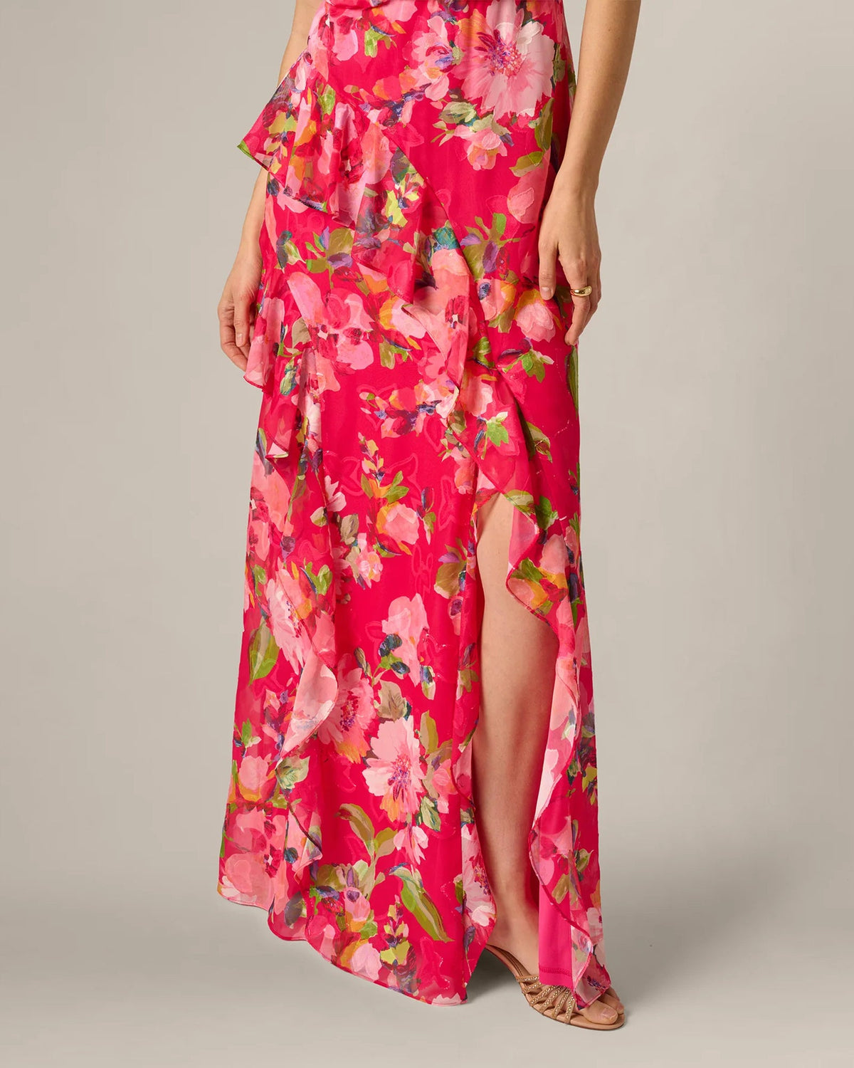 halter neck mermaid maxi mother of the bride dress - image 5