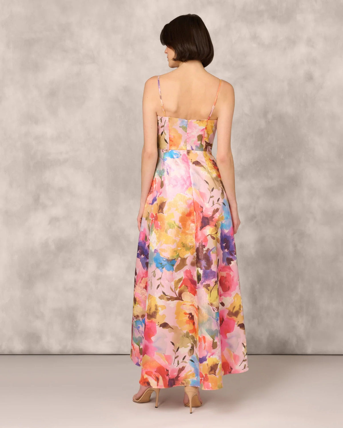 strapless a-line high-low mother of the bride dress - image 5