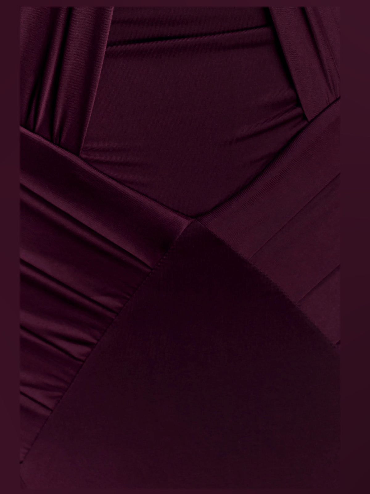 Mahogany formal dress with a-line shape