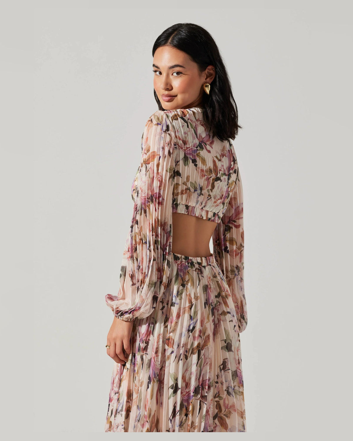 spaghetti strap a-line maxi formal dress - image 5