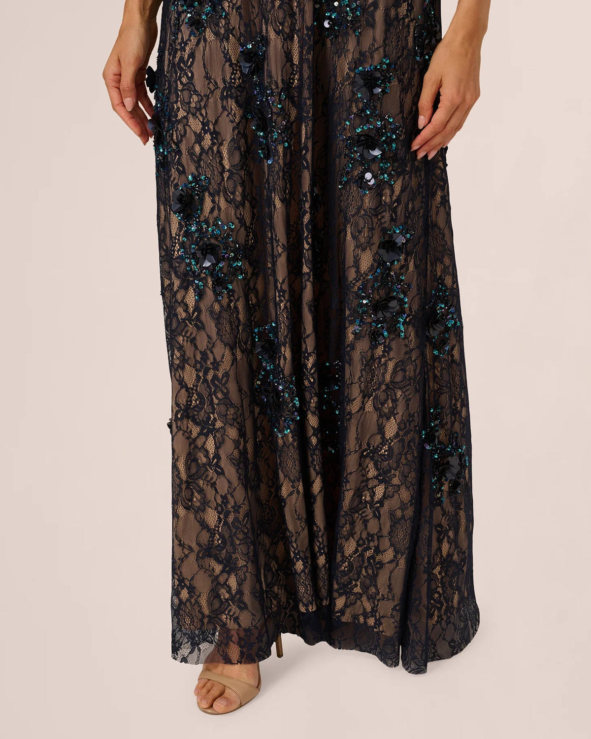 sleeveless a-line maxi mother of the bride dress - image 5