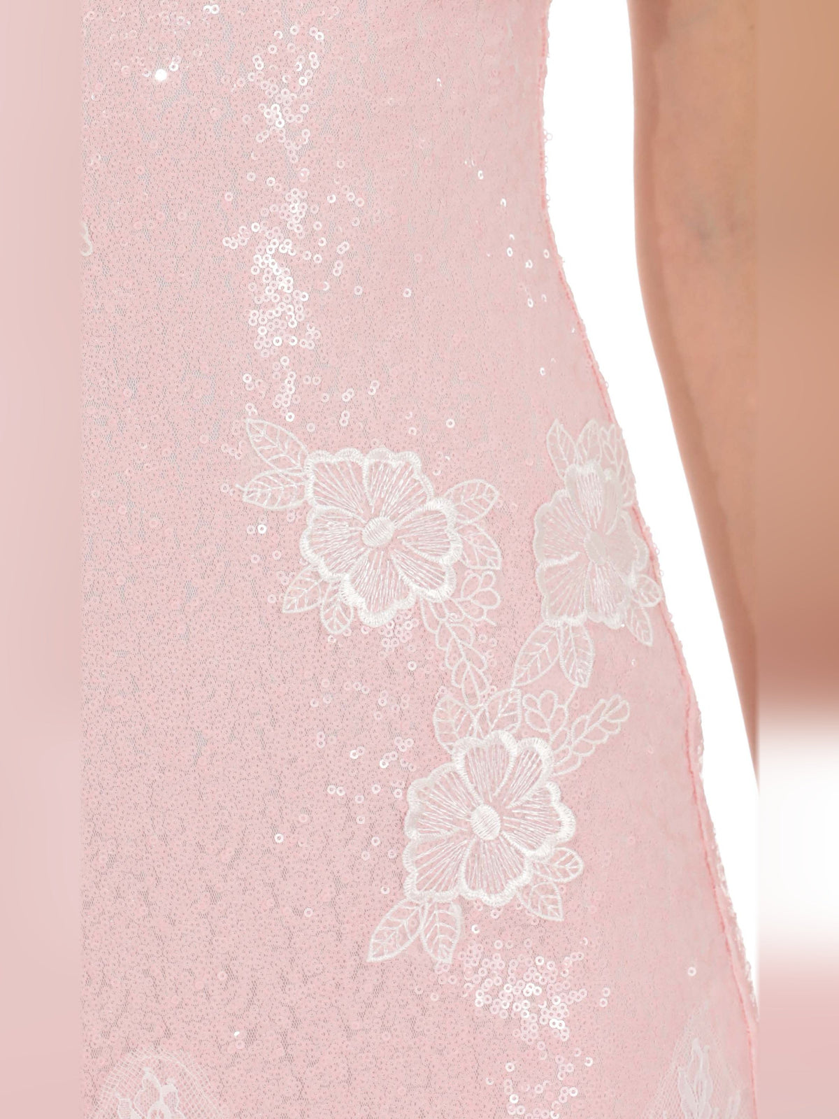 Pink homecoming dress with a-line shape