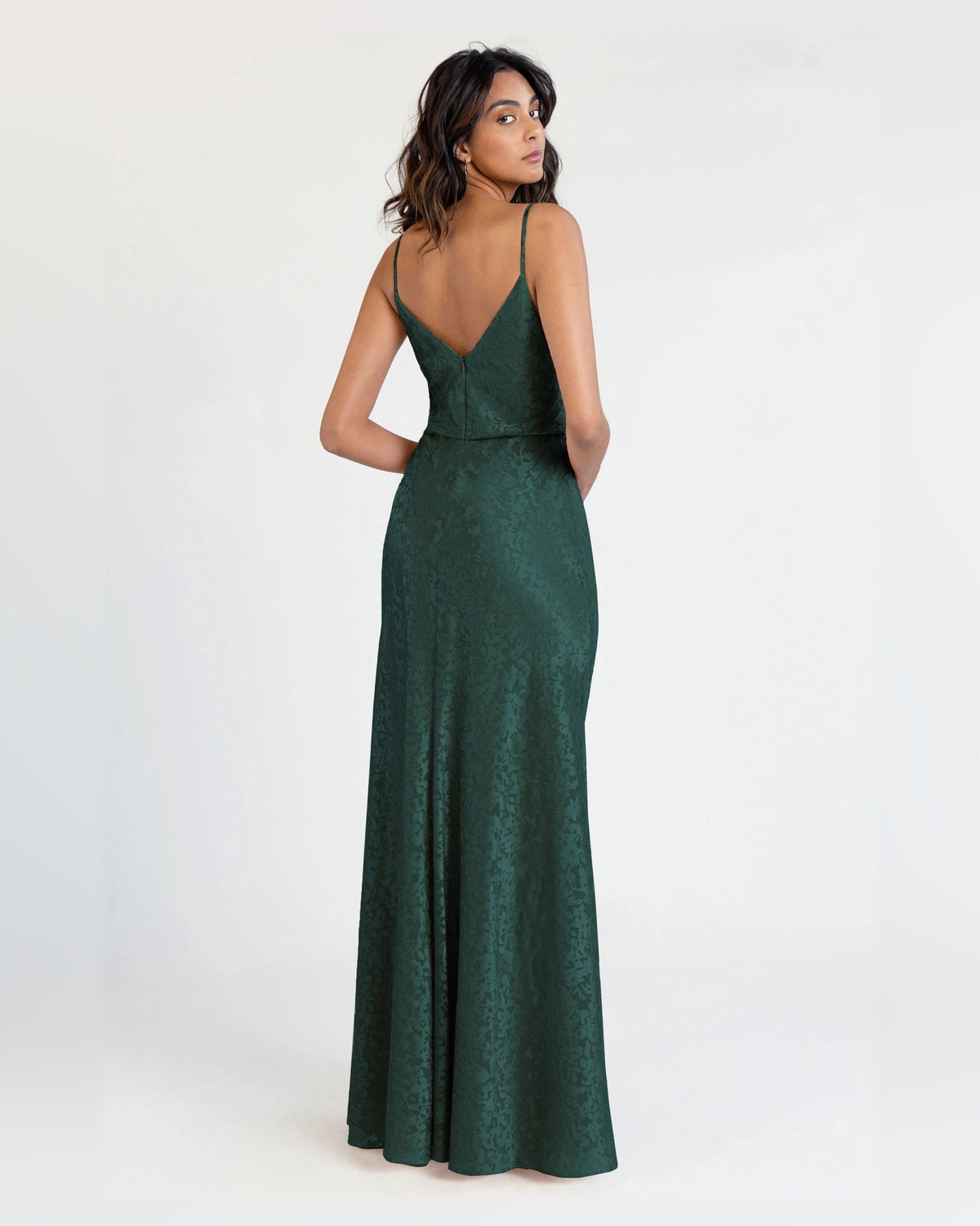 cowl neck a-line floor-length formal dress - image 5