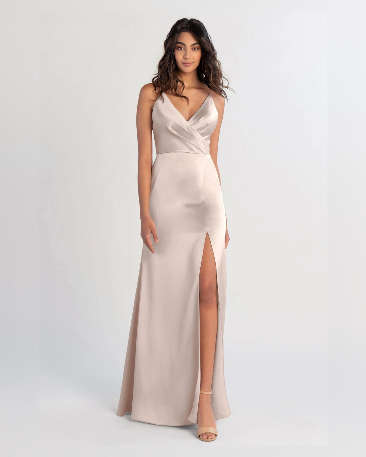 v neck a-line floor-length formal dress - image 5