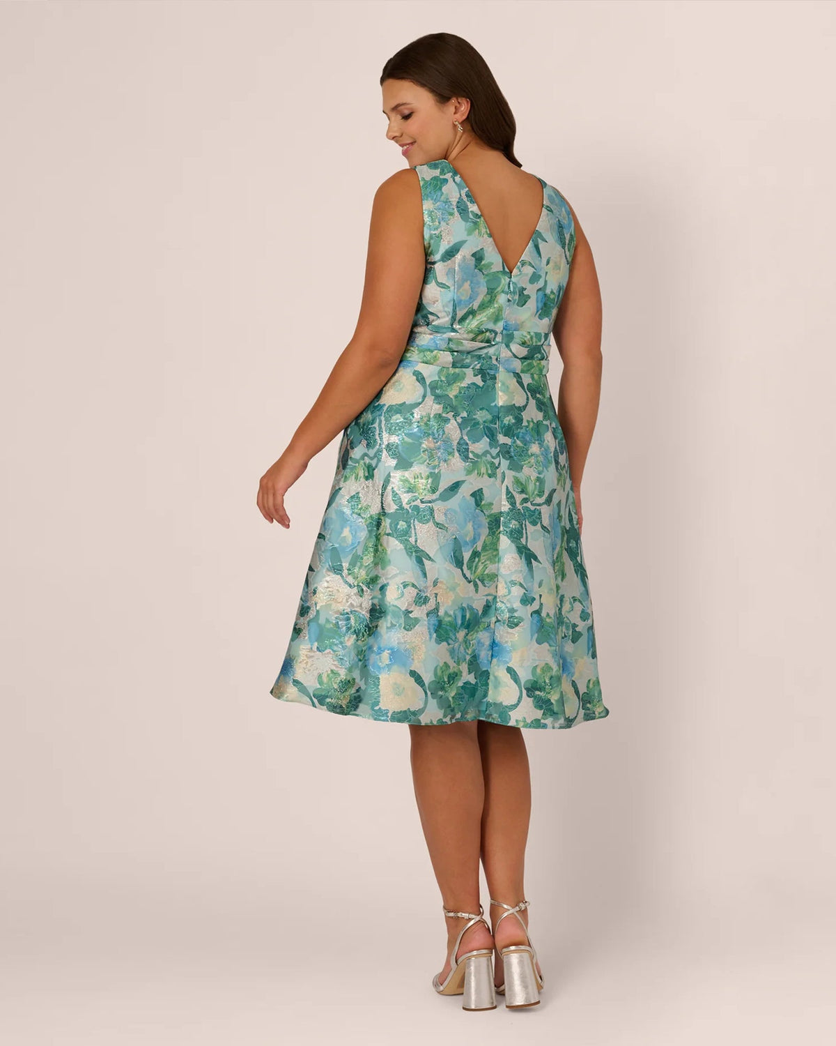 a-line midi mother of the bride dress - image 5
