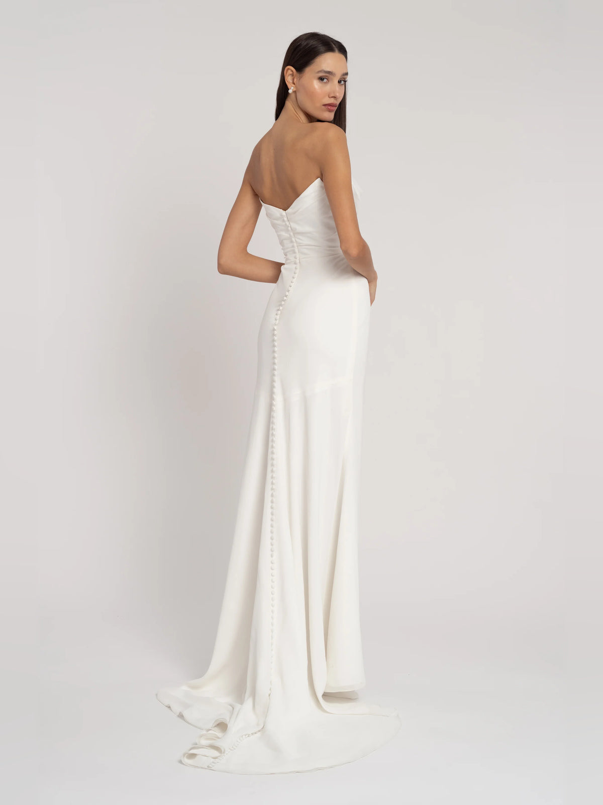 cowl neck a-line floor-length formal dress - image 5