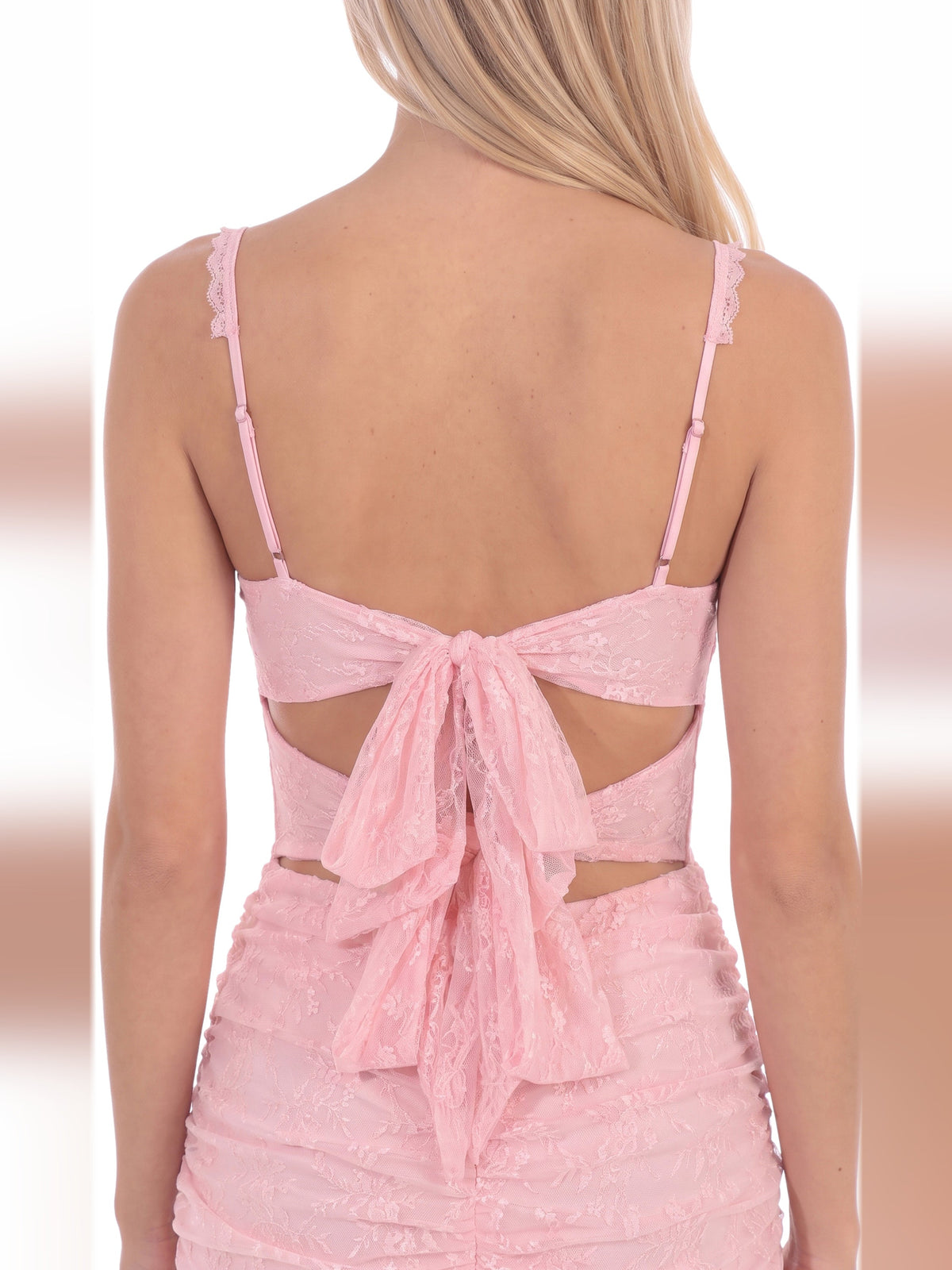 Pink homecoming dress with a-line shape