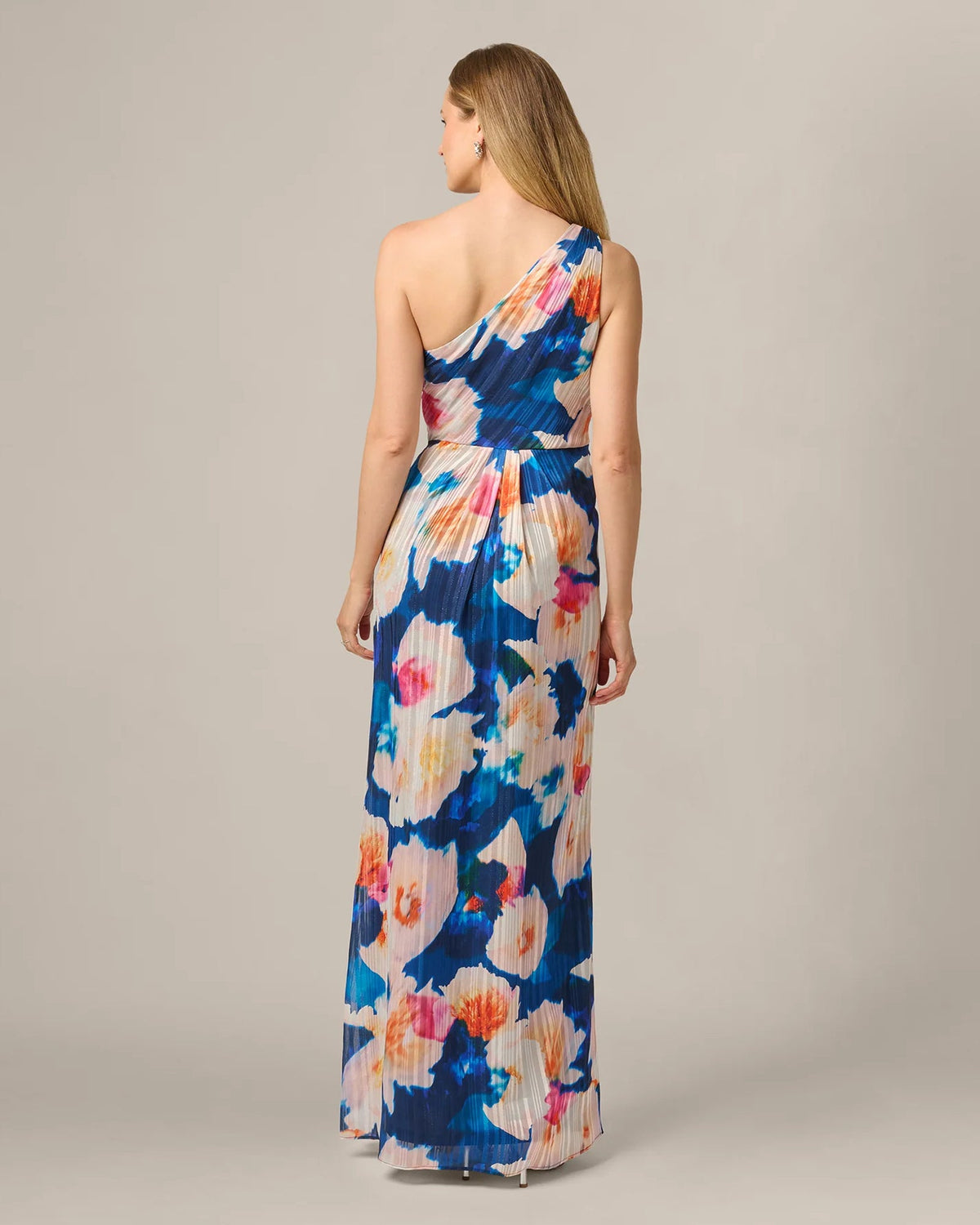 one shoulder mermaid floor-length mother of the bride dress - image 5