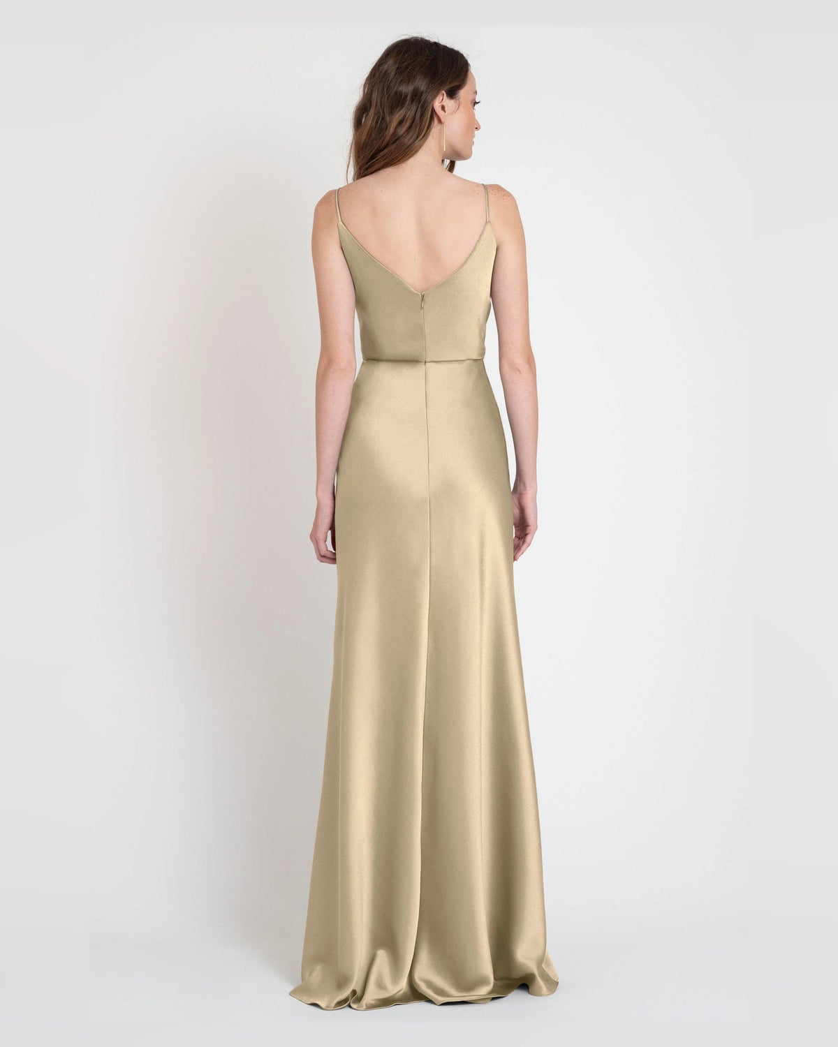 cowl neck slip floor-length formal dress - image 5