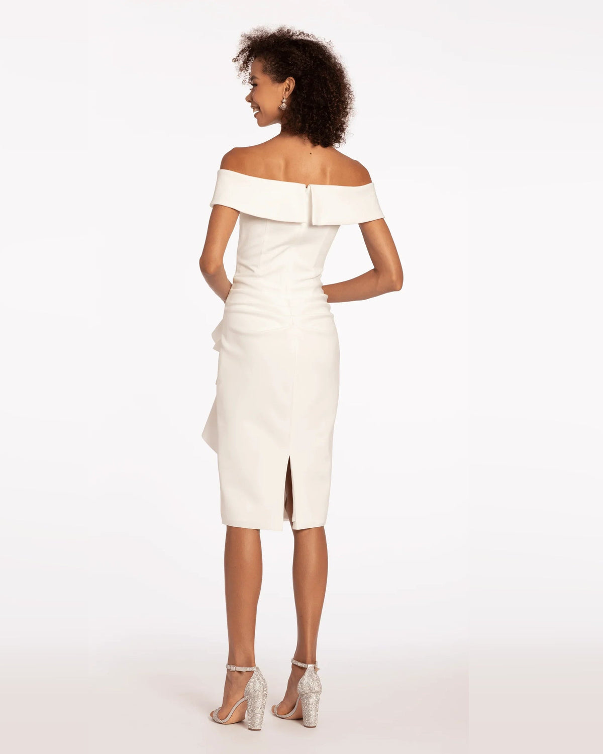 spaghetti strap a-line maxi homecoming dress - image 5