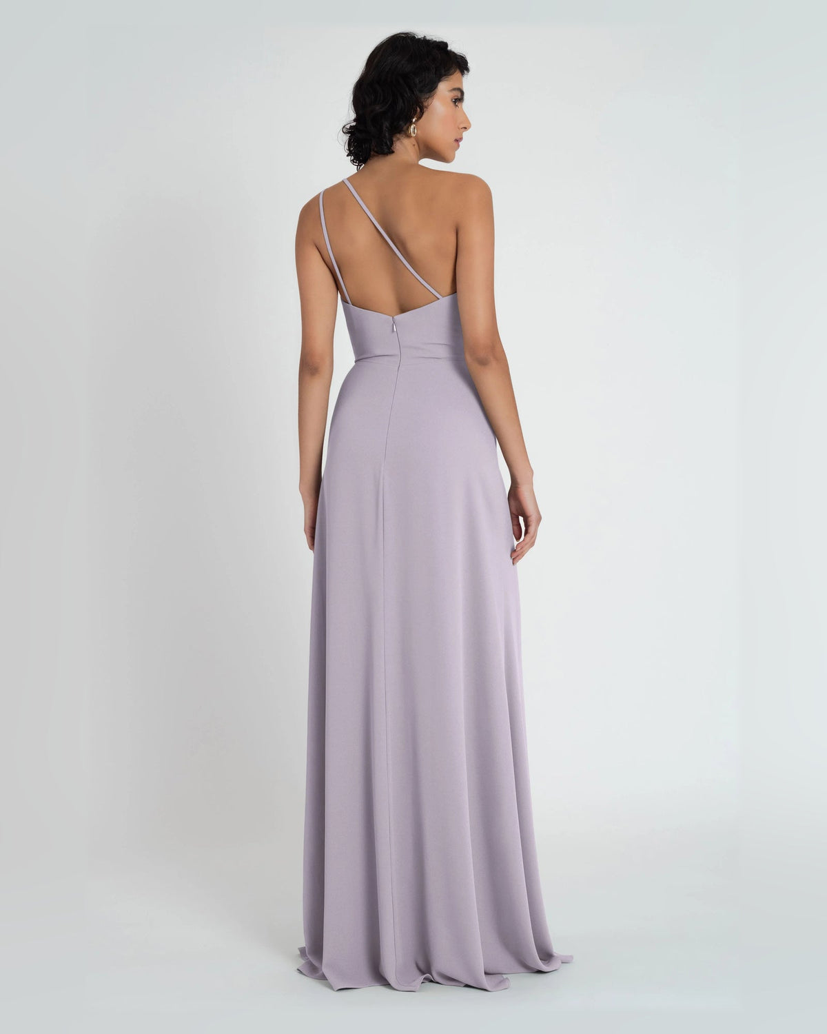 one shoulder a-line floor-length formal dress - image 6