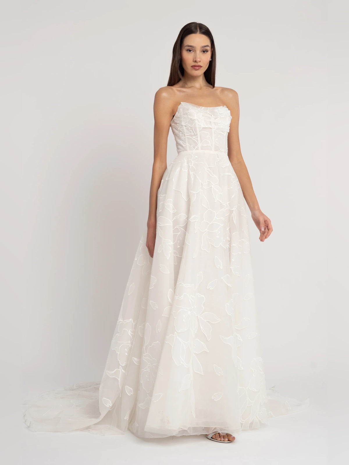sweetheart a-line floor-length formal dress - image 6