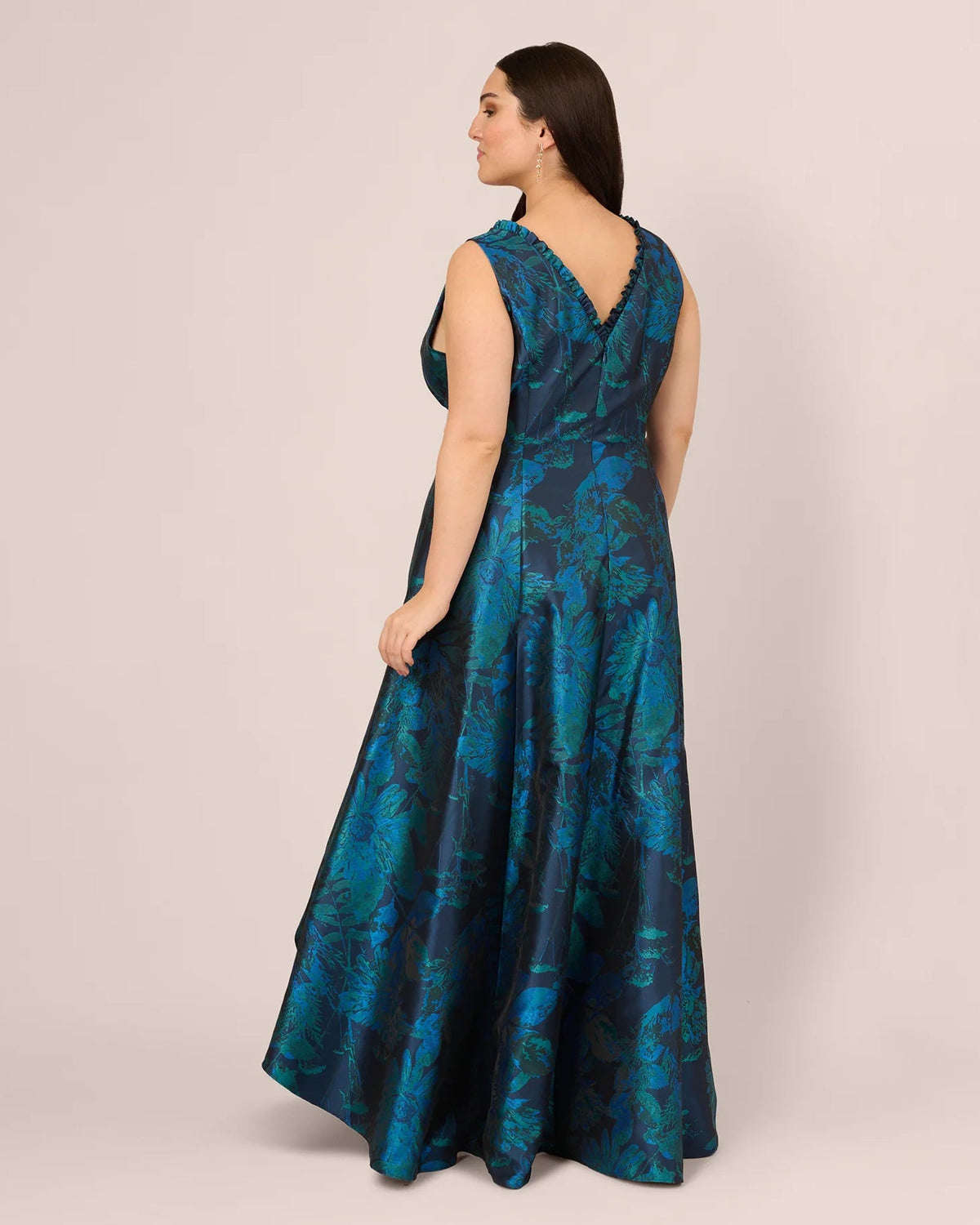 a-line maxi mother of the bride dress - image 6