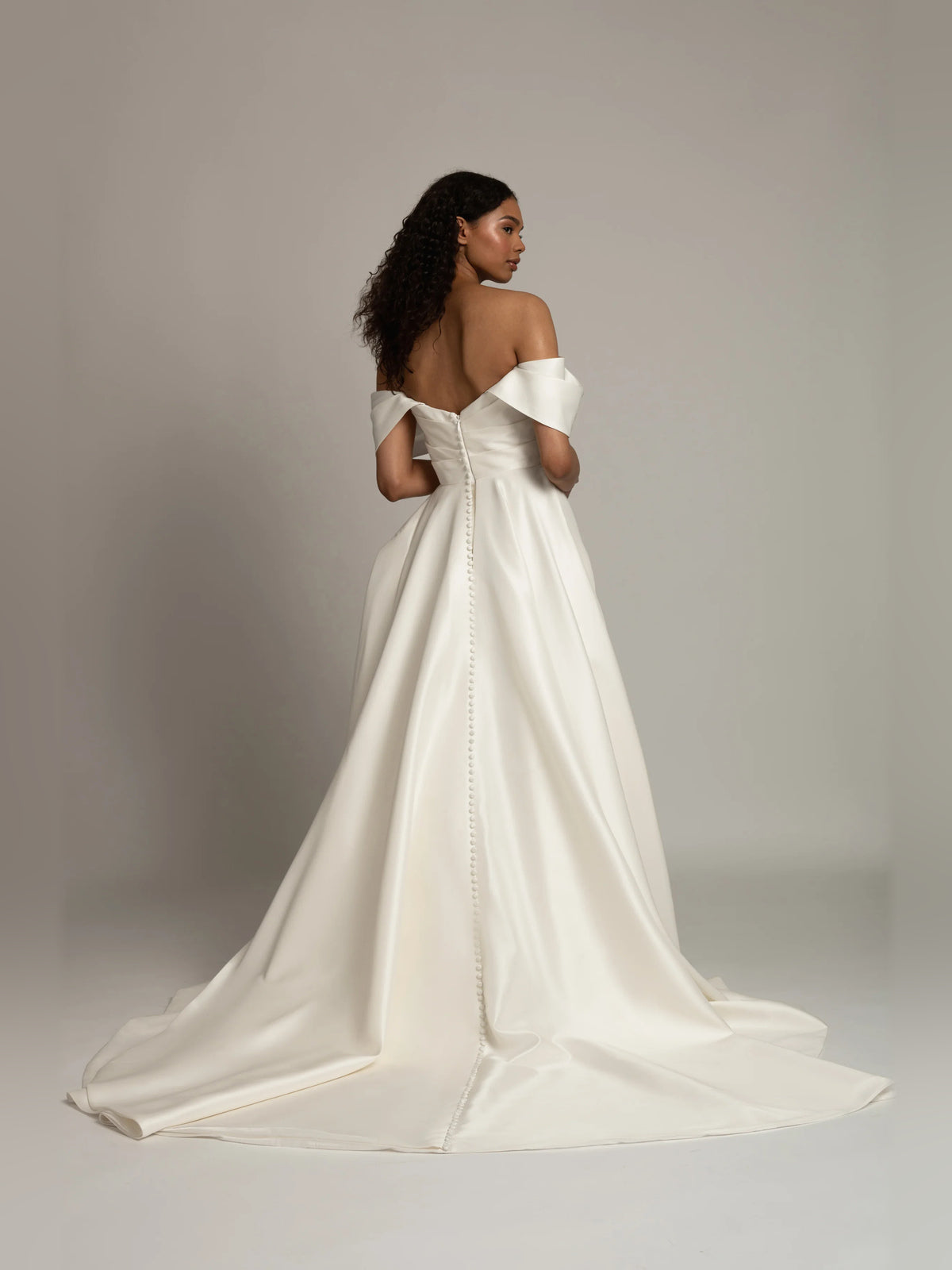 cowl neck ball-gown floor-length formal dress - image 6