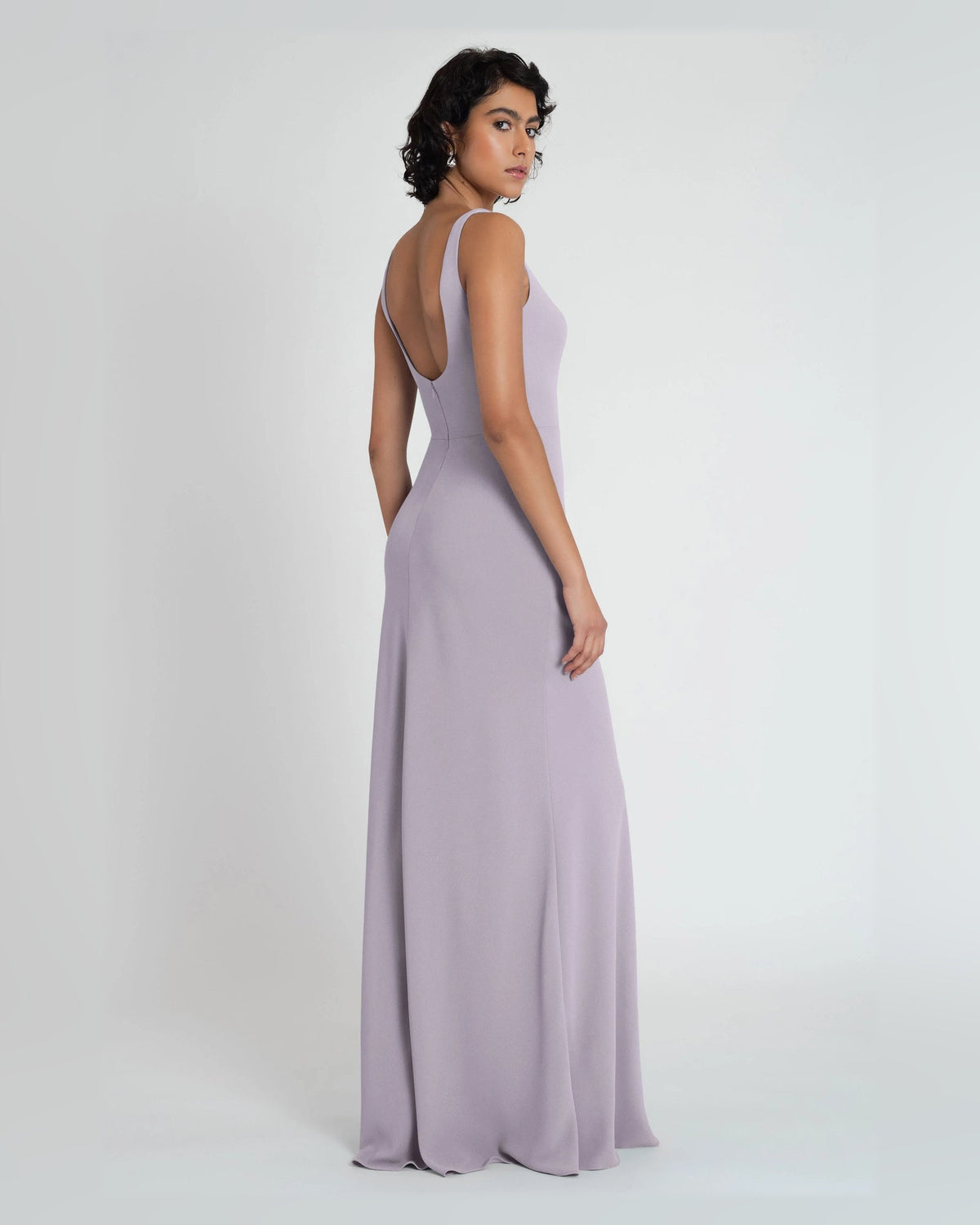 square neck a-line floor-length formal dress - image 6