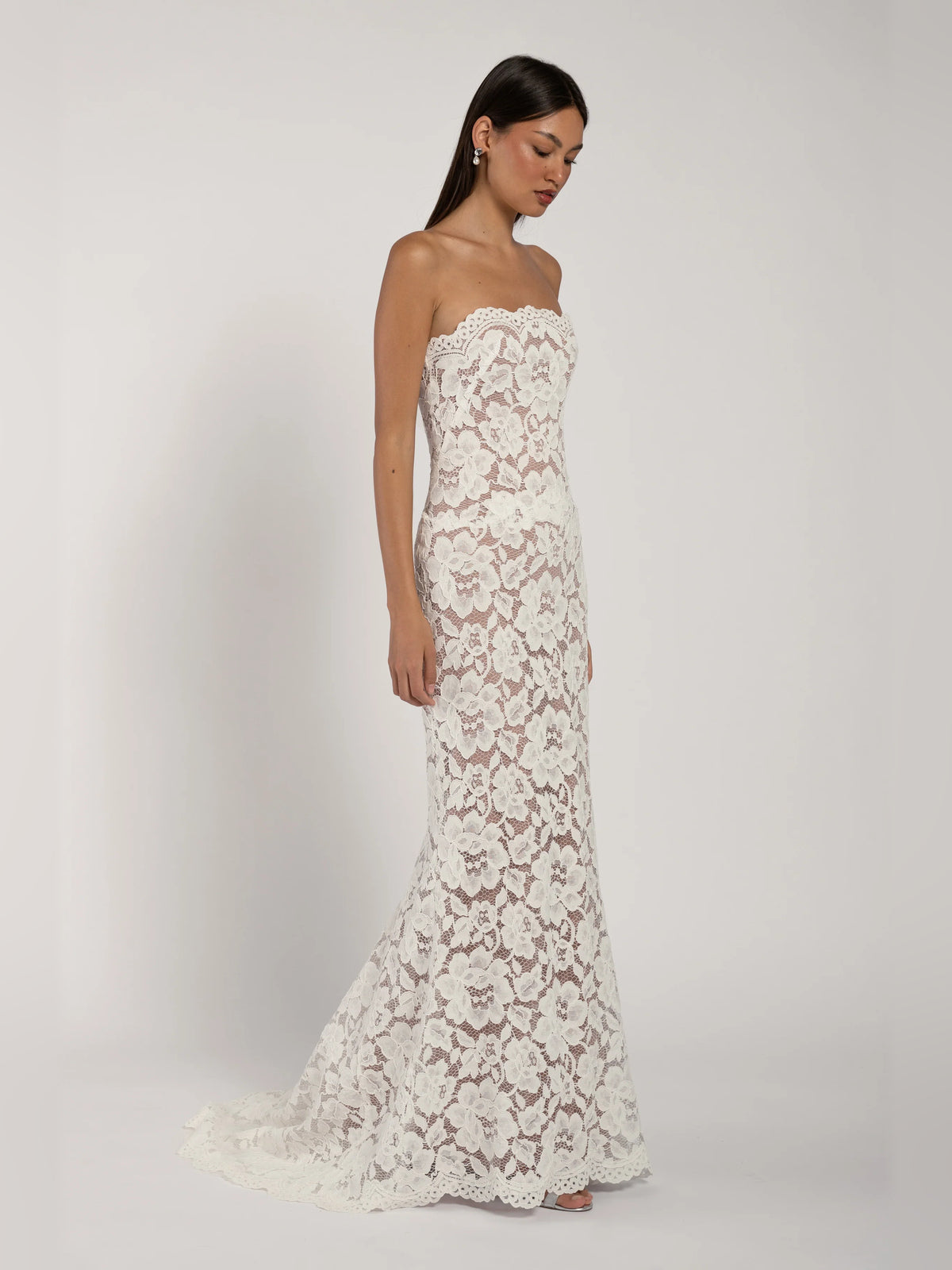 fit-and-flare floor-length formal dress - image 6