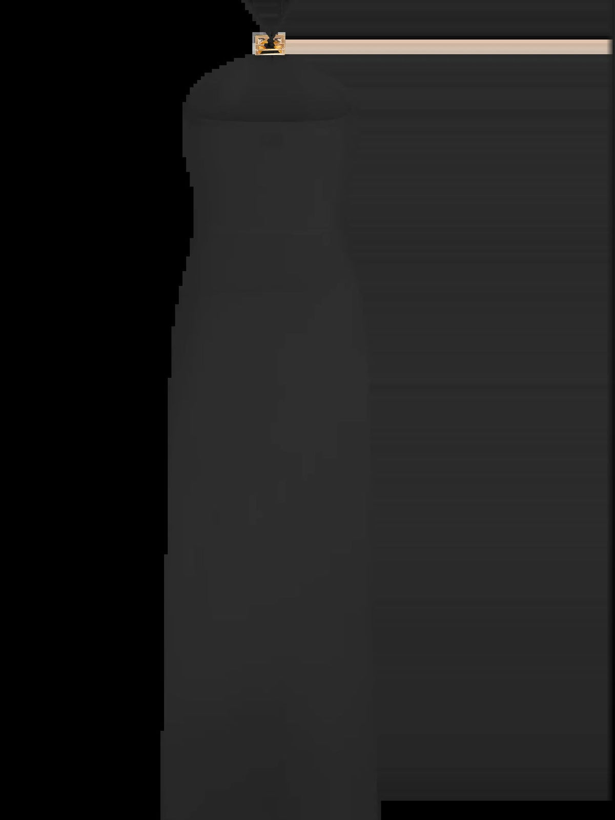 Black formal dress with maxi formal style