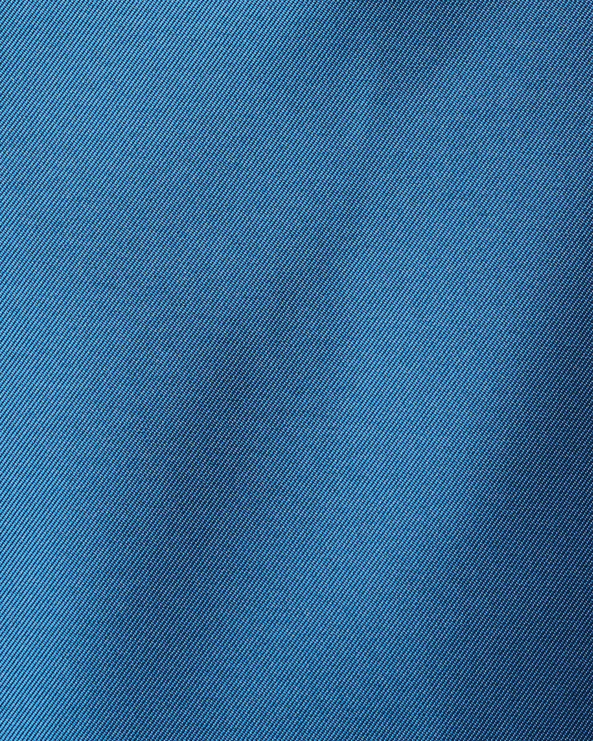 Teal blue satin fabric close-up texture with fine woven pattern