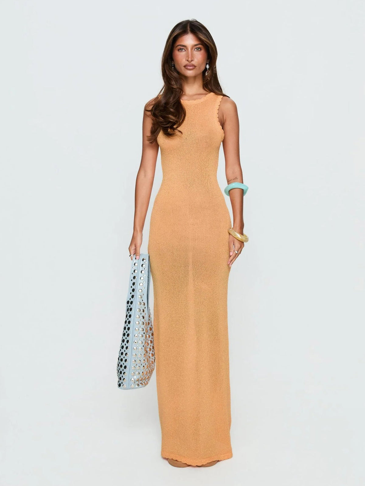 Sorbet formal dress with maxi formal style