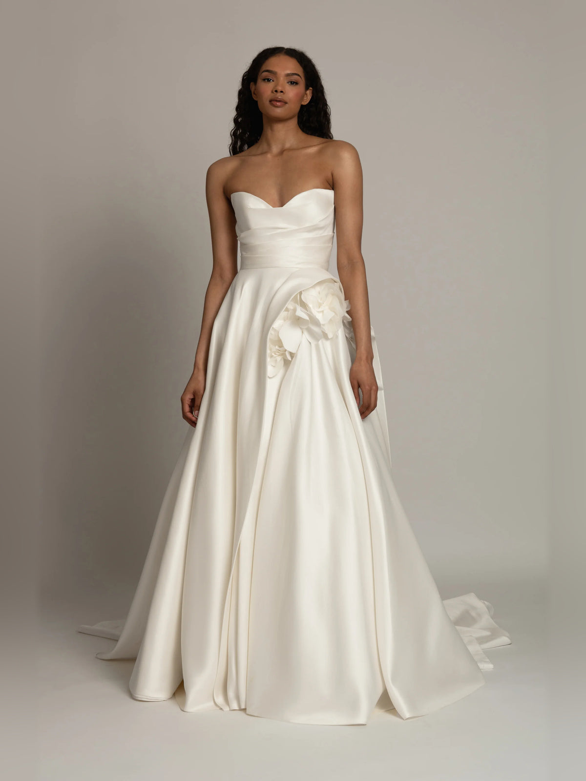 cowl neck ball-gown floor-length formal dress - image 7