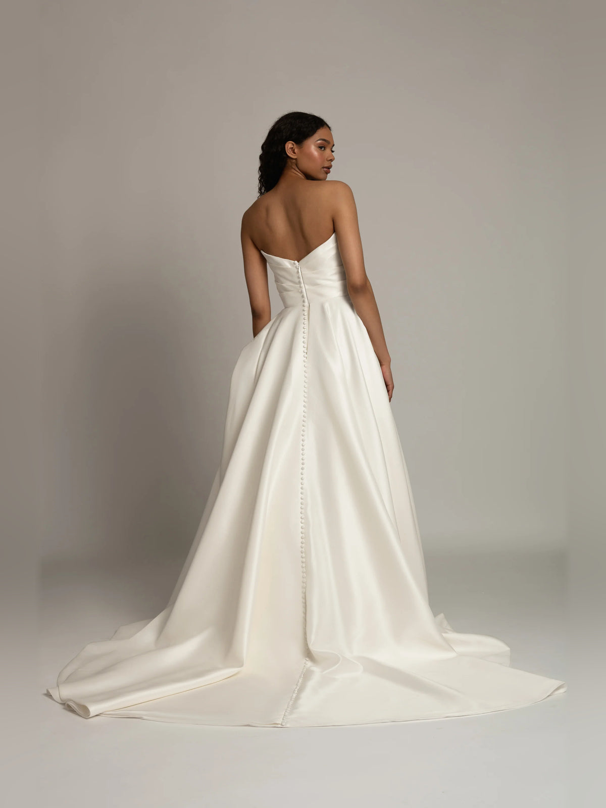 cowl neck ball-gown floor-length formal dress - image 8