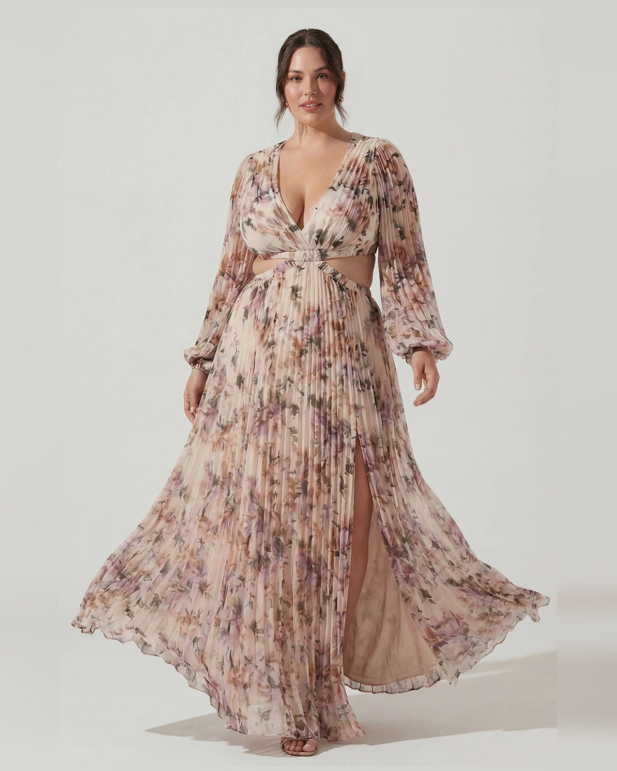 spaghetti strap a-line maxi formal dress - image 8