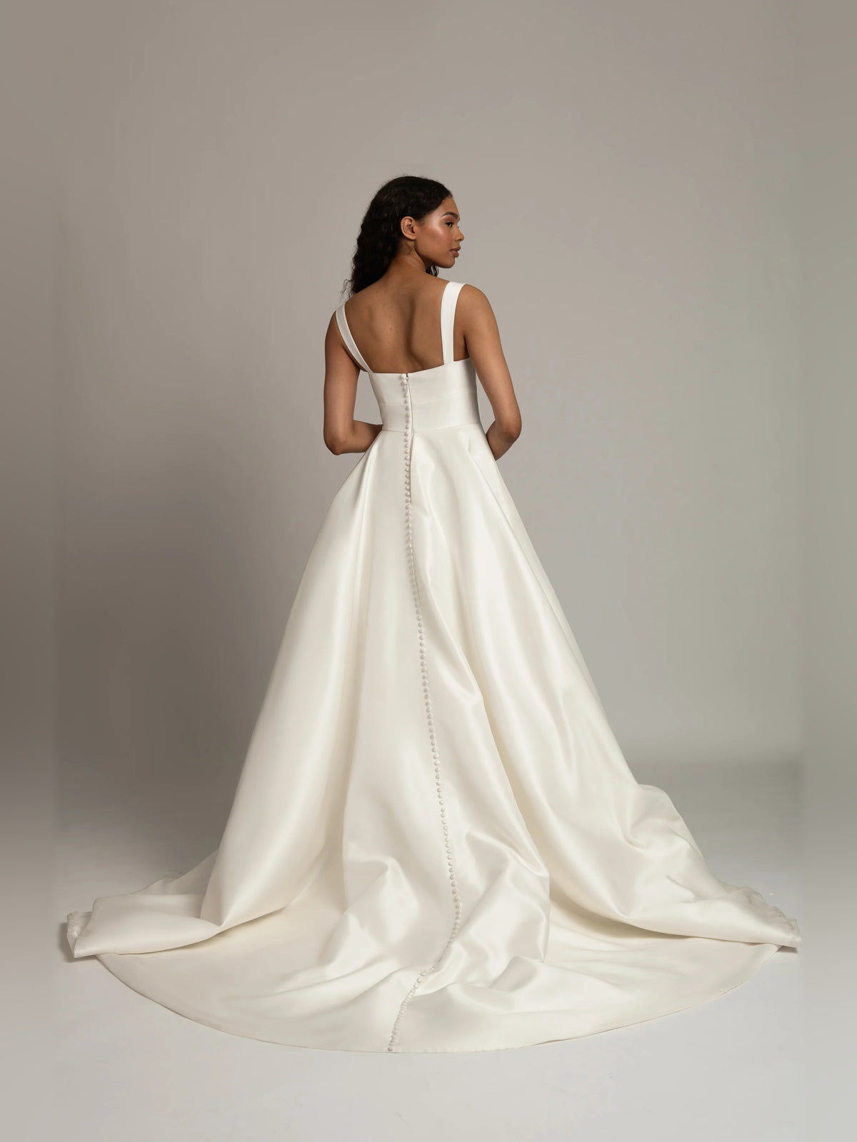 square neck ball-gown floor-length formal dress - image 8