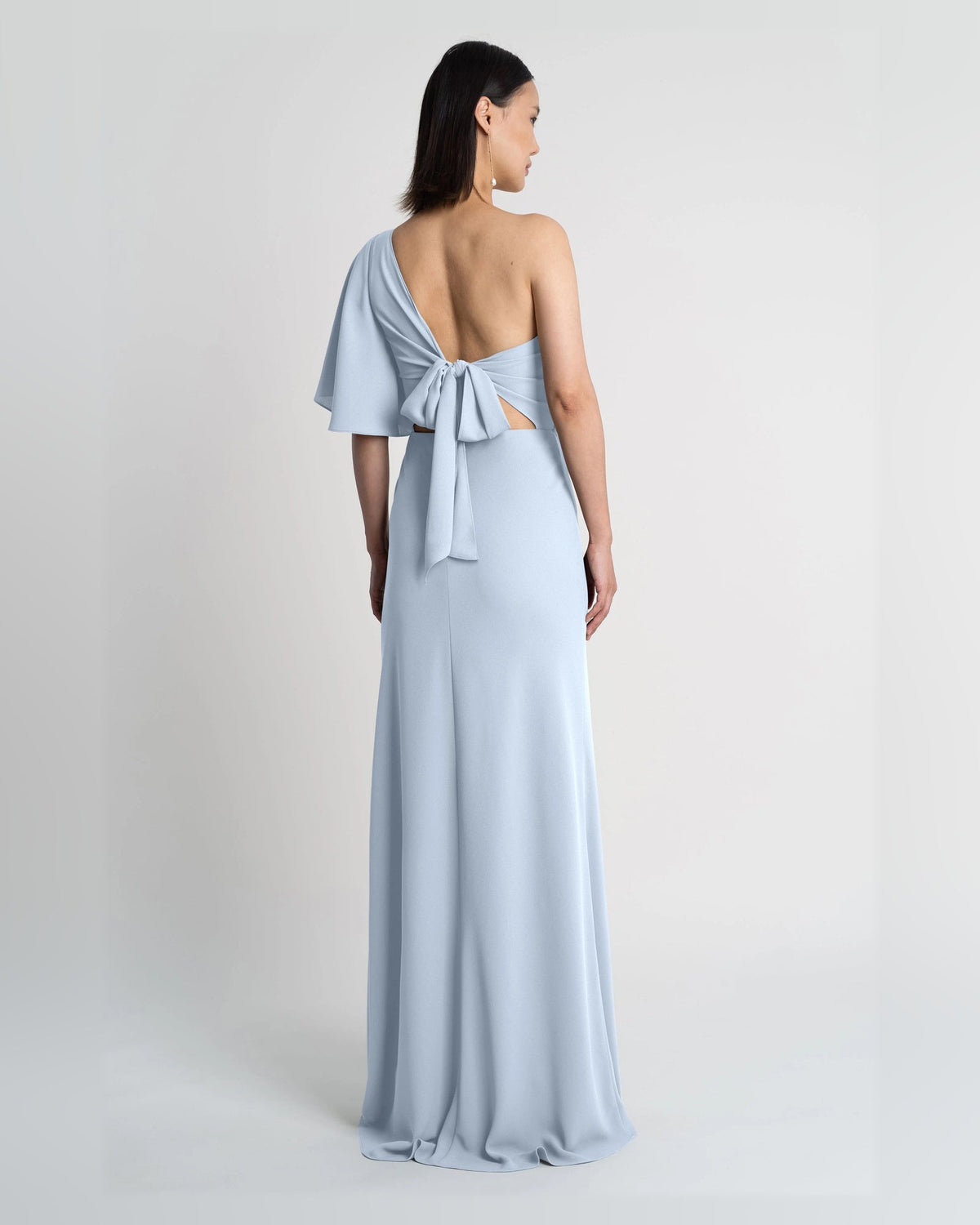 one shoulder a-line floor-length formal dress - image 8