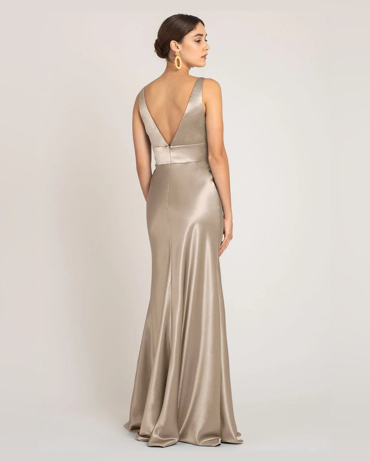 v neck a-line floor-length formal dress - image 8